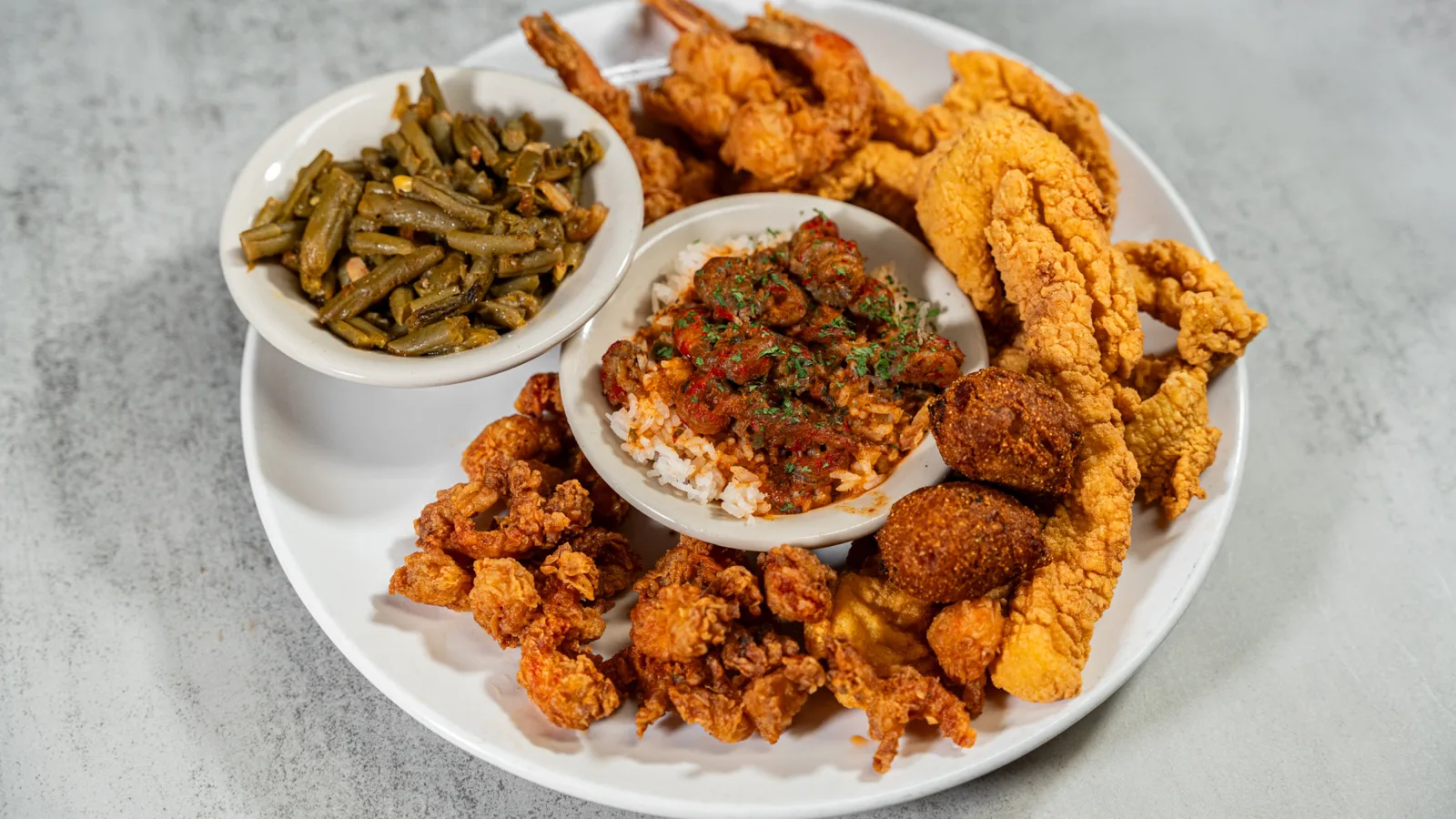 Seafood Platter at Kings Truck Stop